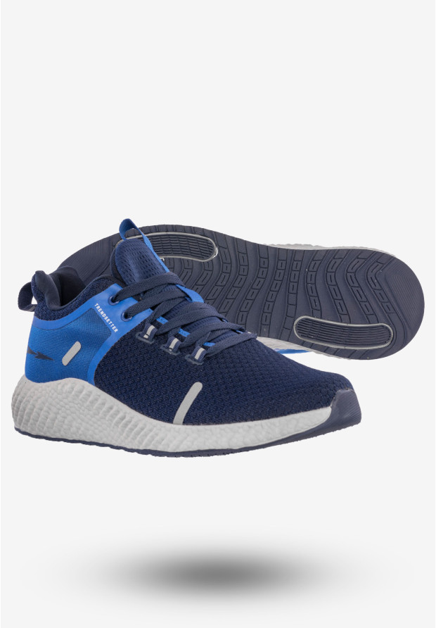 Sneakersy Męskie Buty Sportowe Do Biegania Granatowe DK XR-6306