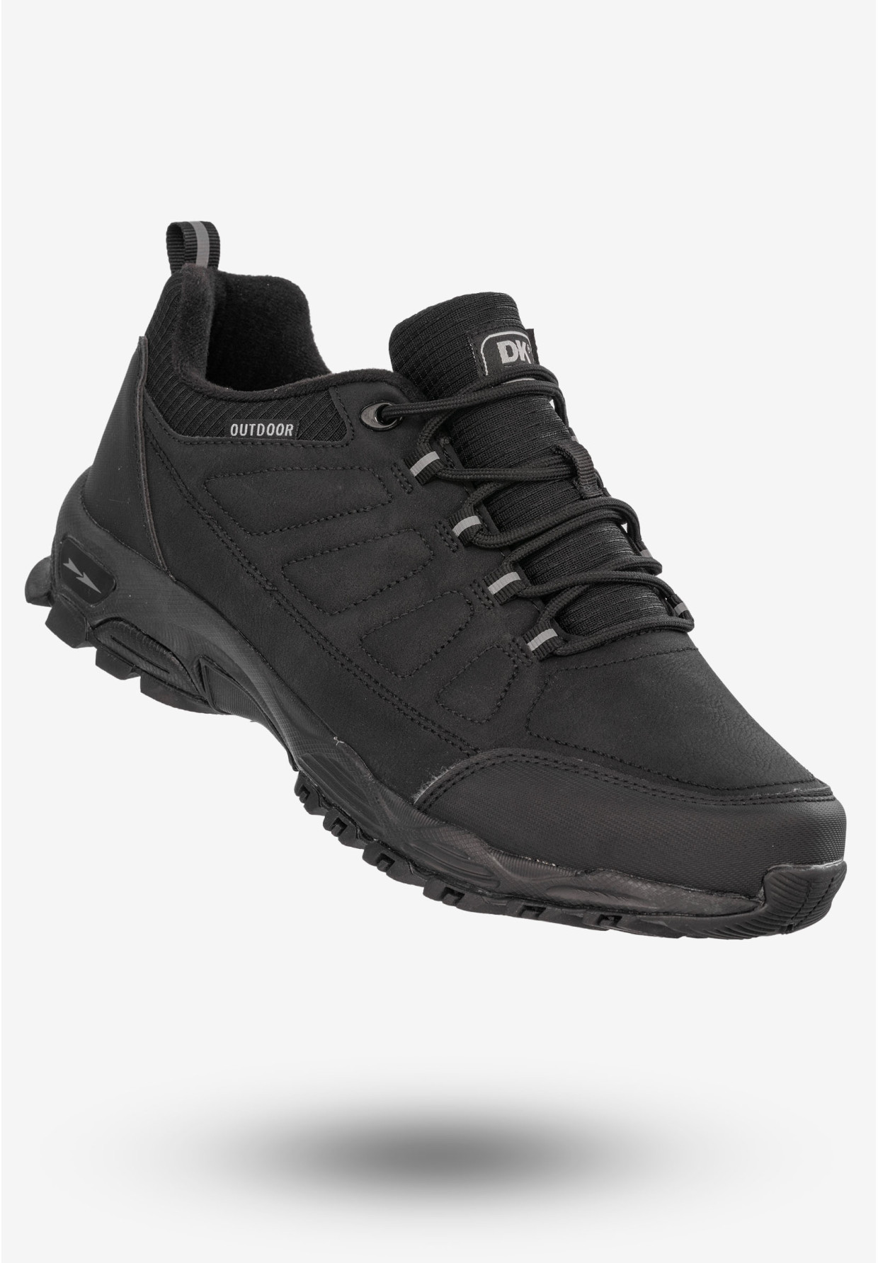 Sneakersy Męskie Buty Sportowe Czarne DK Walker VB17113