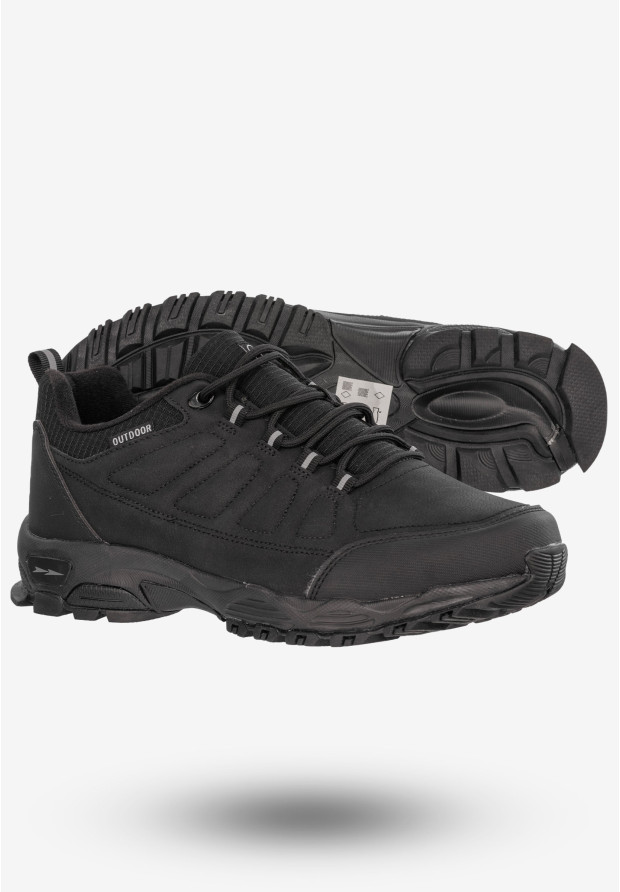 Sneakersy Męskie Buty Sportowe Czarne DK Walker VB17113