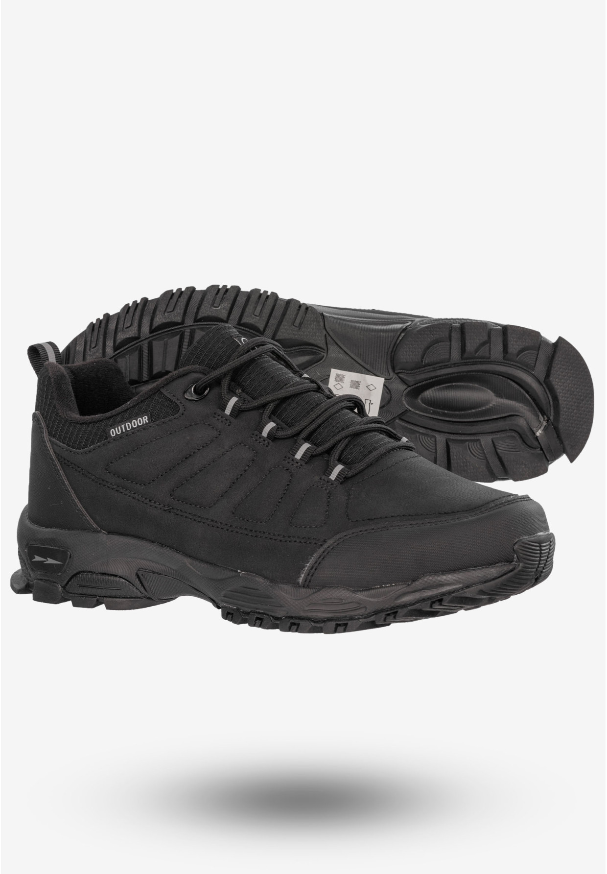 Sneakersy Męskie Buty Sportowe Czarne DK Walker VB17113