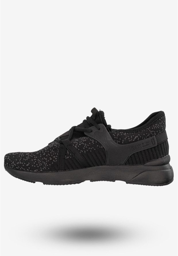 Sneakersy Męskie Buty Sportowe Treningowe Czarne DK SY19009