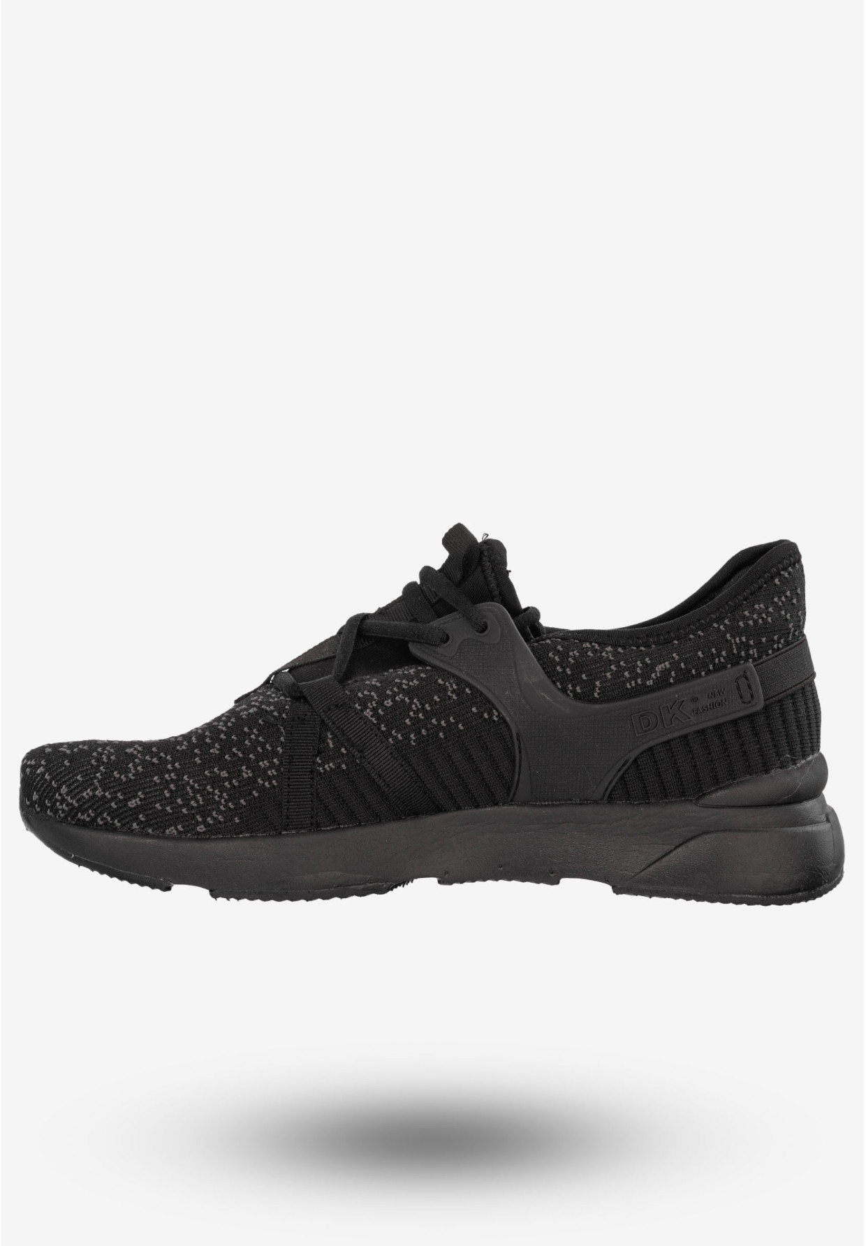 Sneakersy Męskie Buty Sportowe Treningowe Czarne DK SY19009