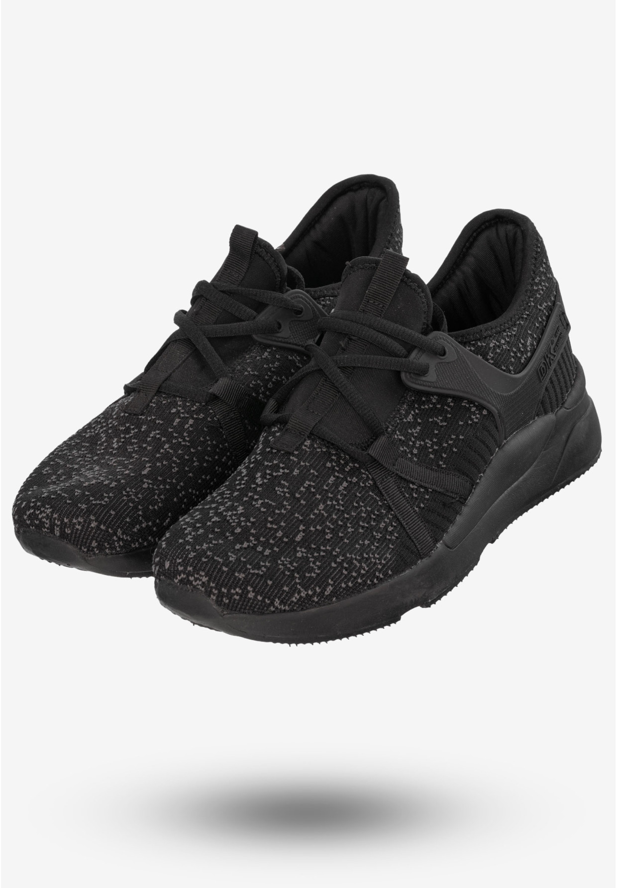 Sneakersy Męskie Buty Sportowe Treningowe Czarne DK SY19009