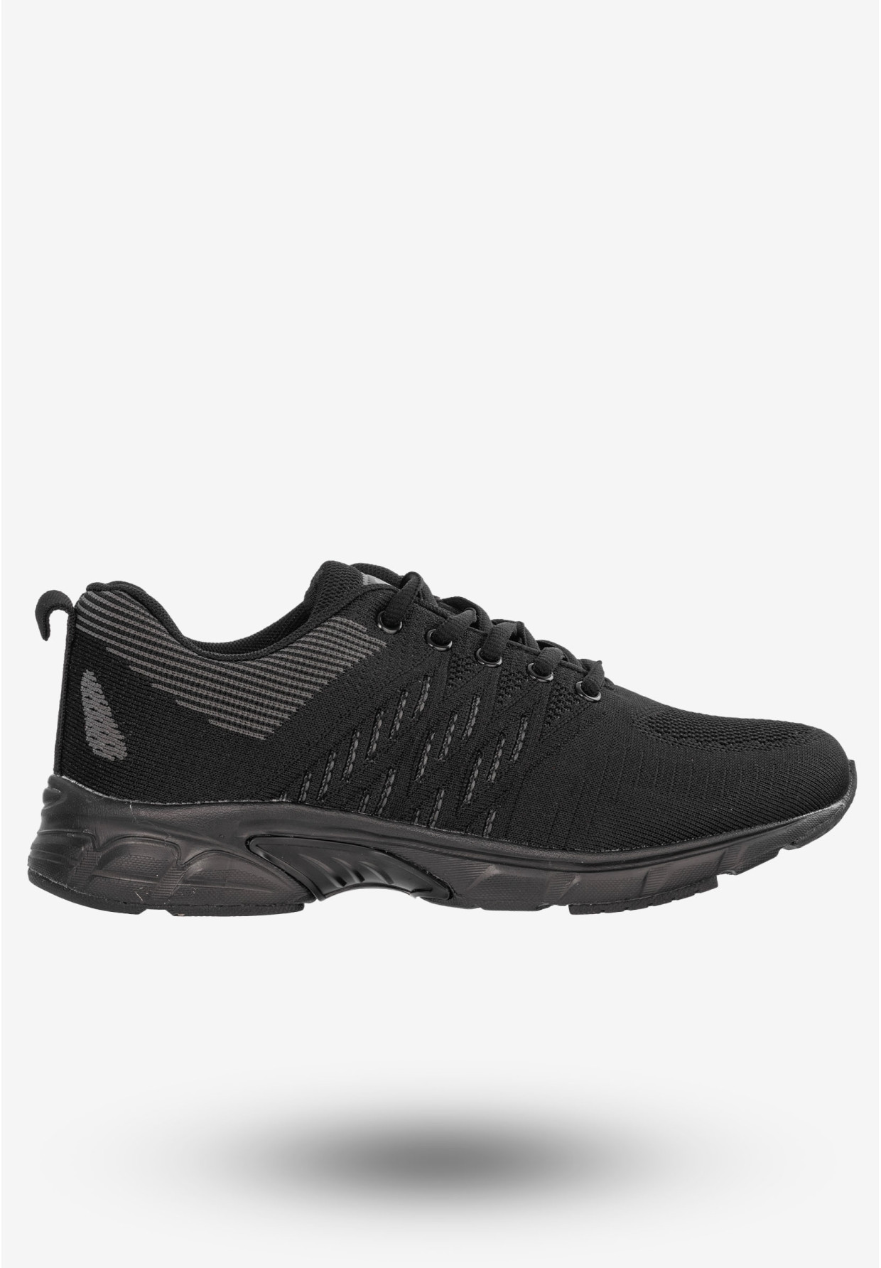 Sneakersy Męskie Buty Sportowe Do Biegania Czarne DK SA3005