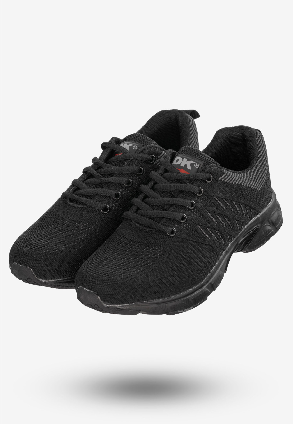 Sneakersy Męskie Buty Sportowe Do Biegania Czarne DK SA3005