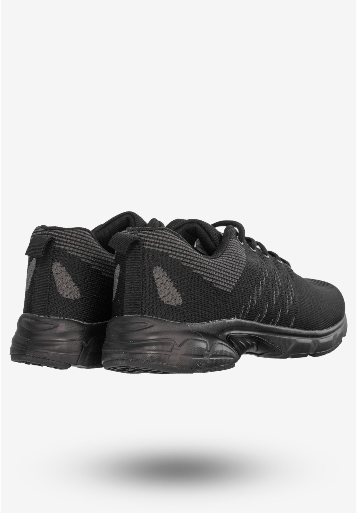 Sneakersy Męskie Buty Sportowe Do Biegania Czarne DK SA3005