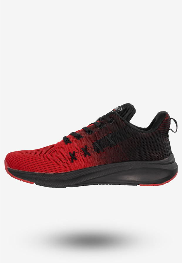 Sneakersy Męskie Buty Sportowe Do Biegania Czerwone DK VB16769