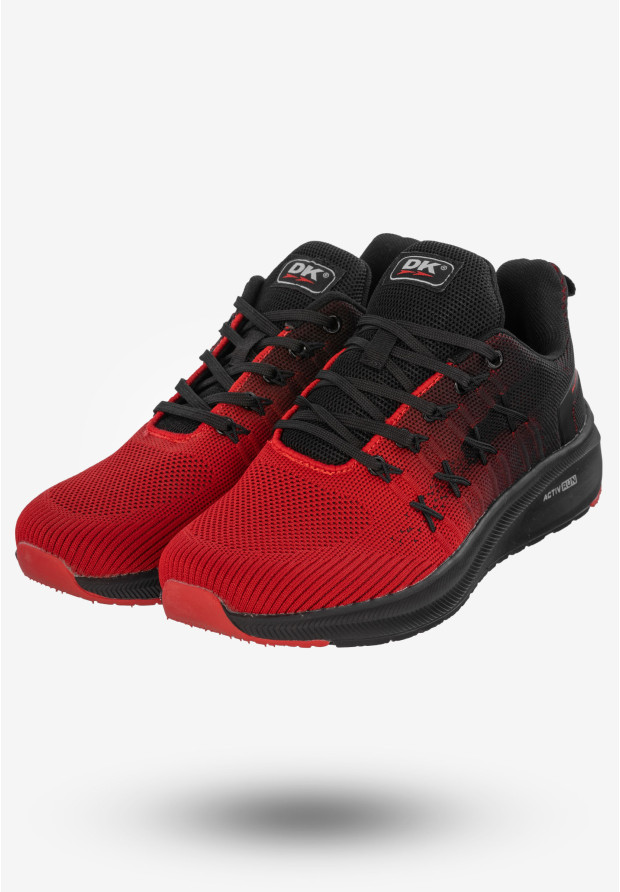 Sneakersy Męskie Buty Sportowe Do Biegania Czerwone DK VB16769