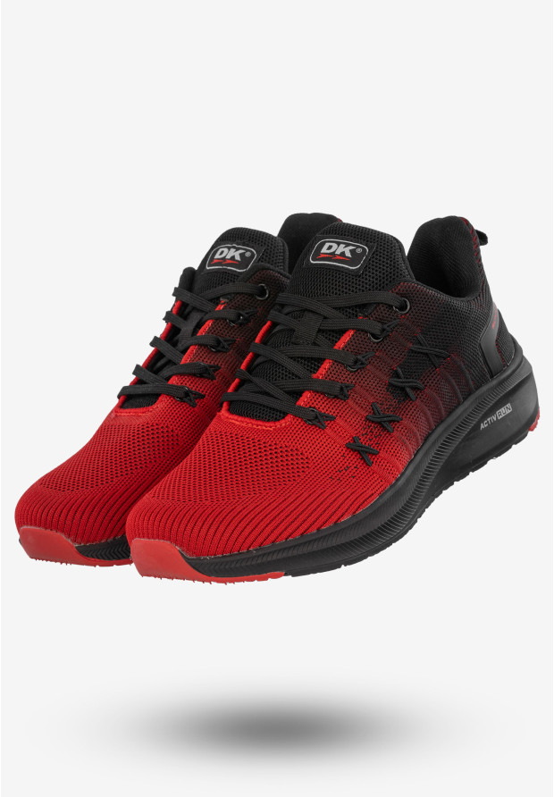Sneakersy Męskie Buty Sportowe Do Biegania Czerwone DK VB16769
