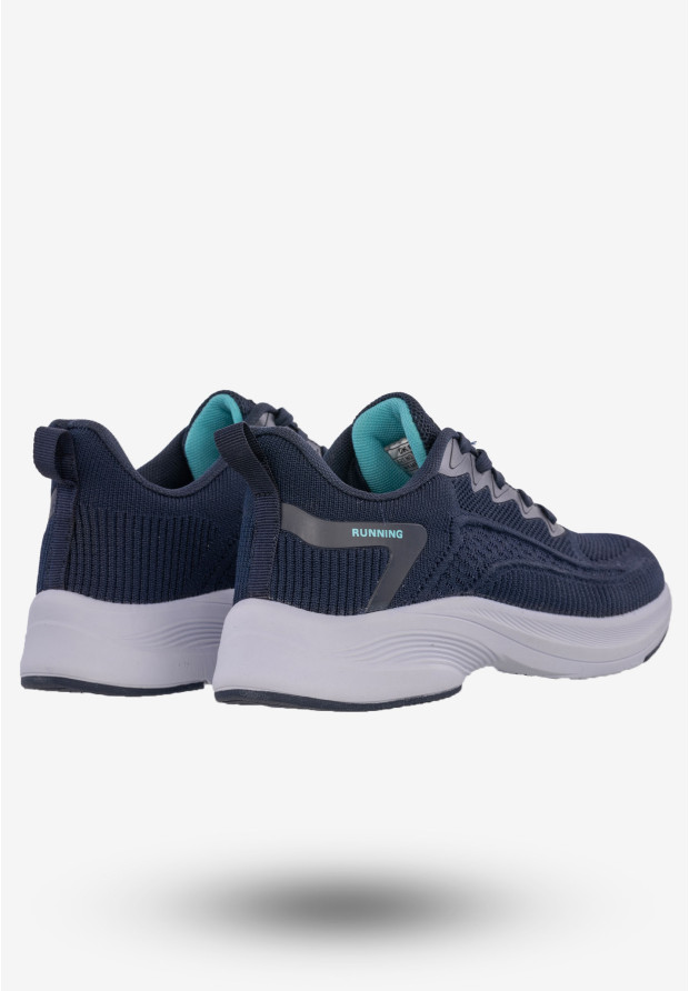 Sneakersy Damskie Buty Sportowe Treningowe Granatowe DK VB25960