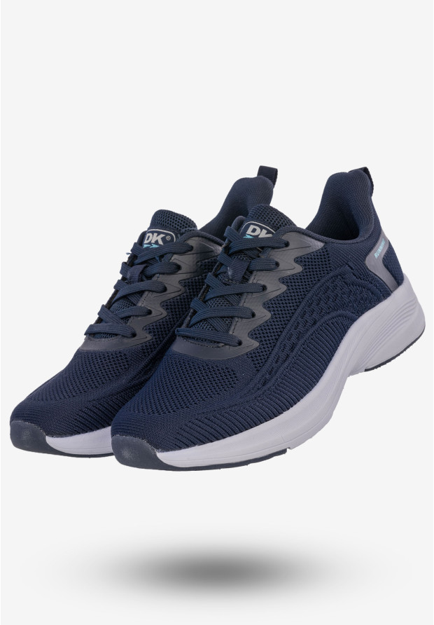 Sneakersy Damskie Buty Sportowe Treningowe Granatowe DK VB25960