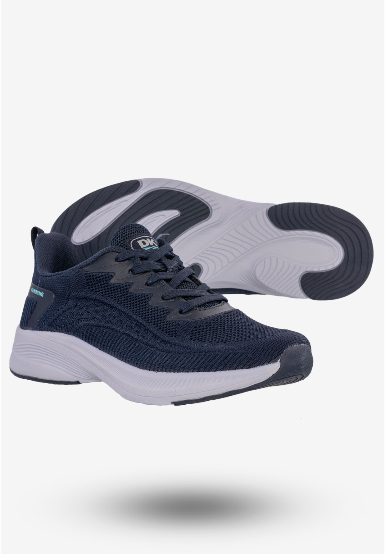 Sneakersy Damskie Buty Sportowe Treningowe Granatowe DK VB25960