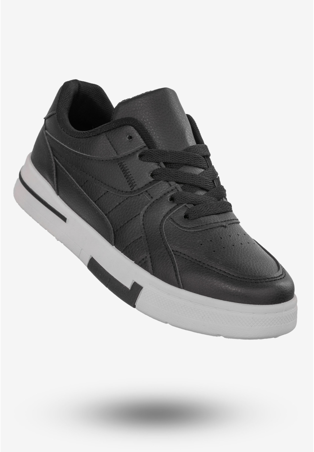 Sneakersy Damskie Buty Sportowe Modne Czarne DK EV0806
