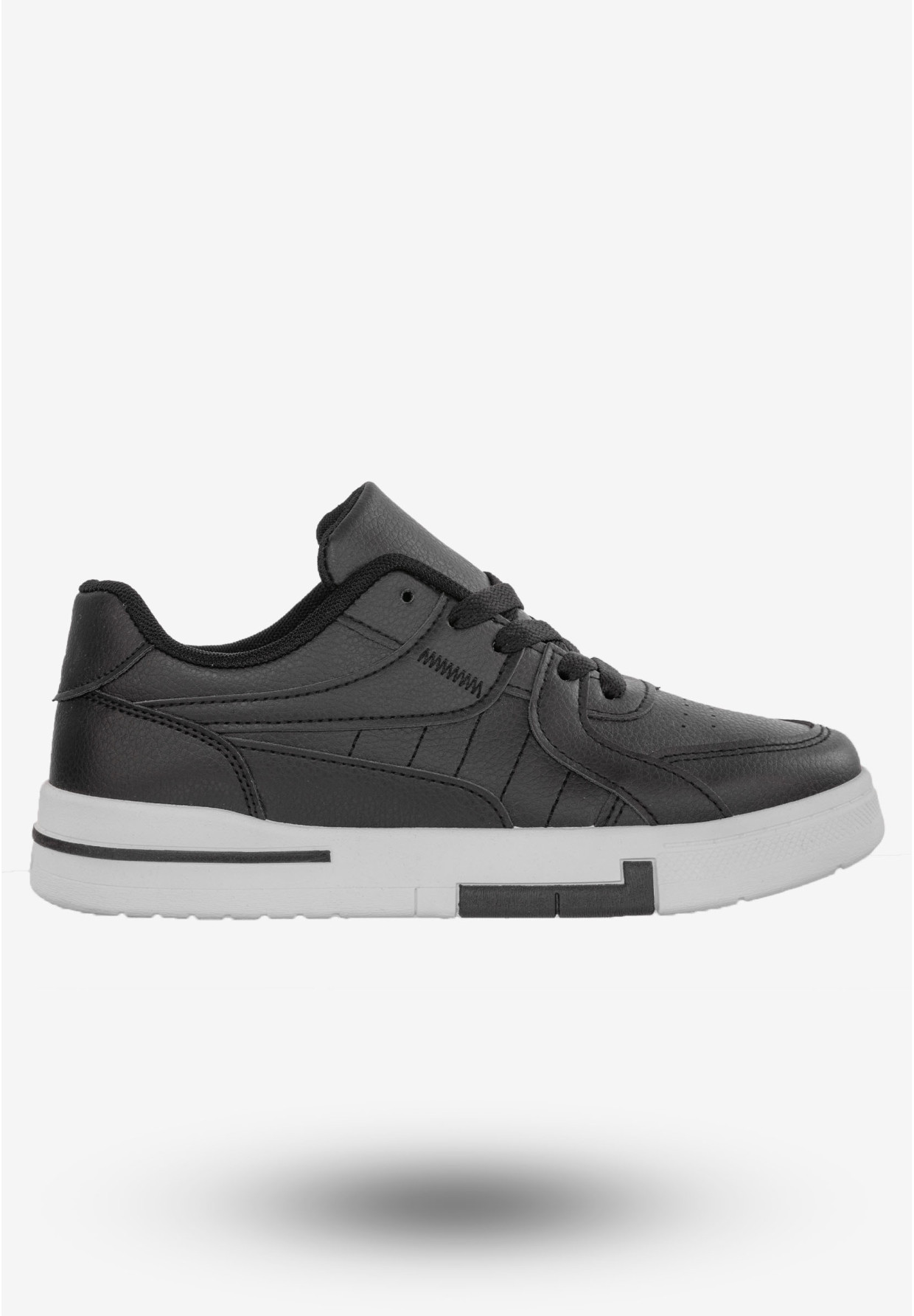 Sneakersy Damskie Buty Sportowe Modne Czarne DK EV0806