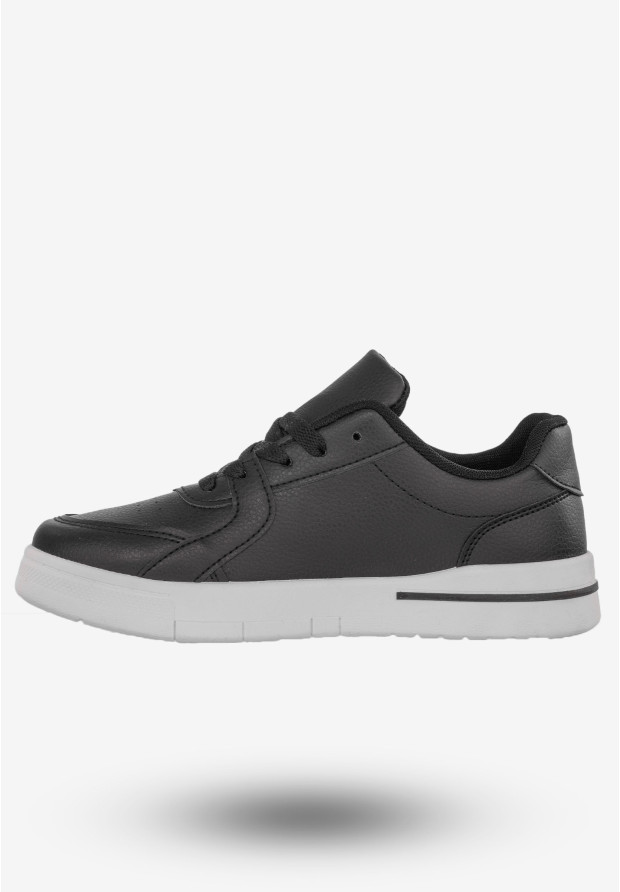 Sneakersy Damskie Buty Sportowe Modne Czarne DK EV0806