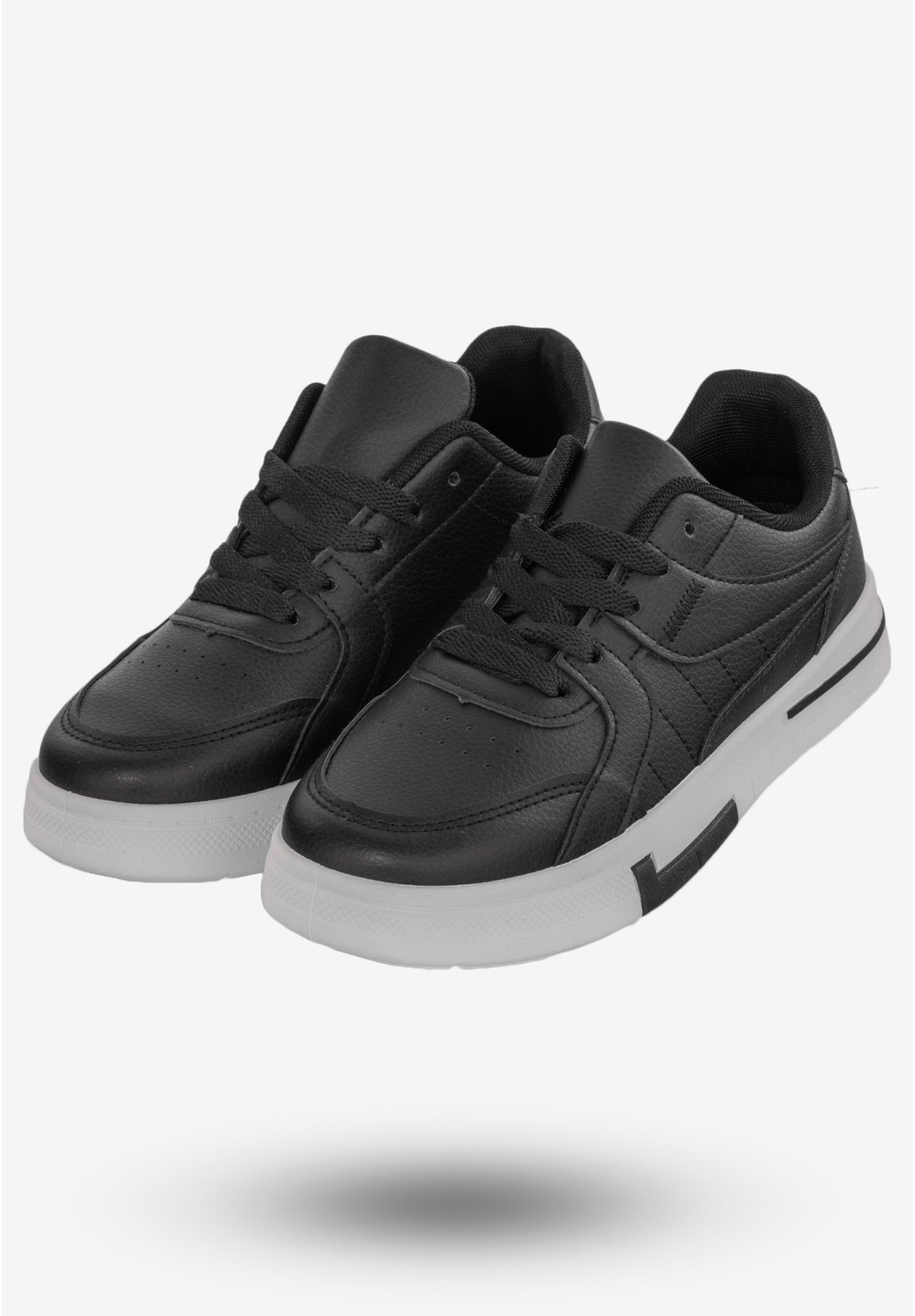 Sneakersy Damskie Buty Sportowe Modne Czarne DK EV0806