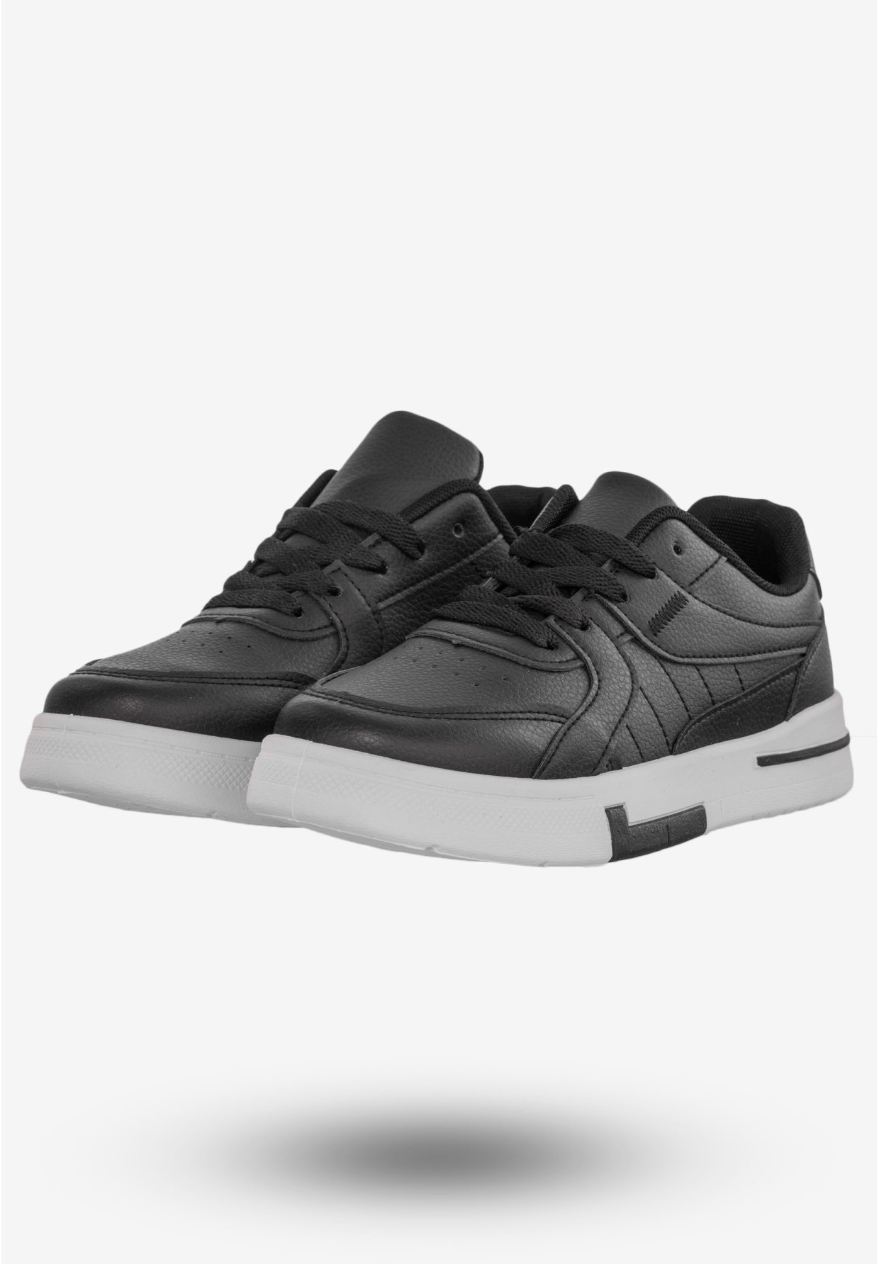 Sneakersy Damskie Buty Sportowe Modne Czarne DK EV0806