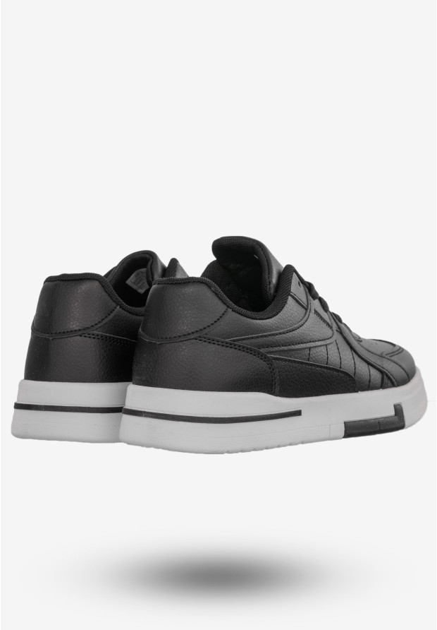Sneakersy Damskie Buty Sportowe Modne Czarne DK EV0806