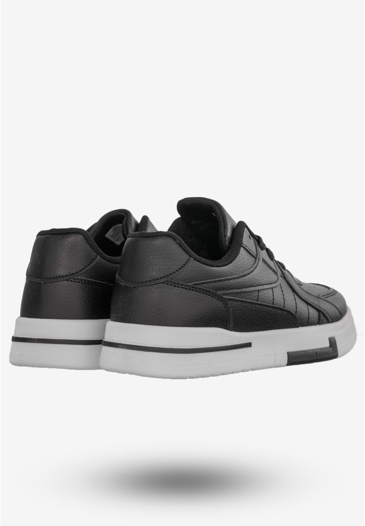 Sneakersy Damskie Buty Sportowe Modne Czarne DK EV0806
