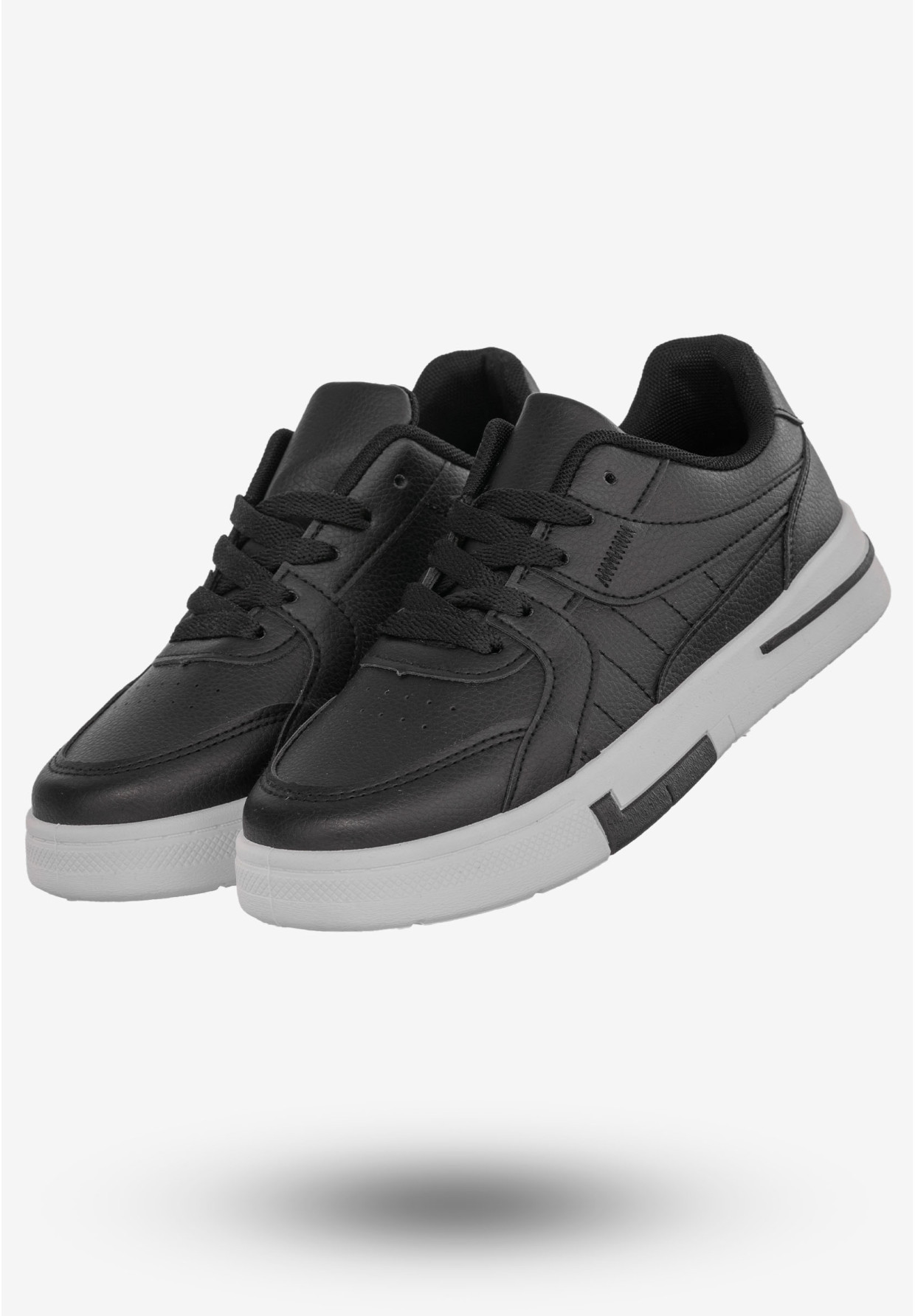 Sneakersy Damskie Buty Sportowe Modne Czarne DK EV0806