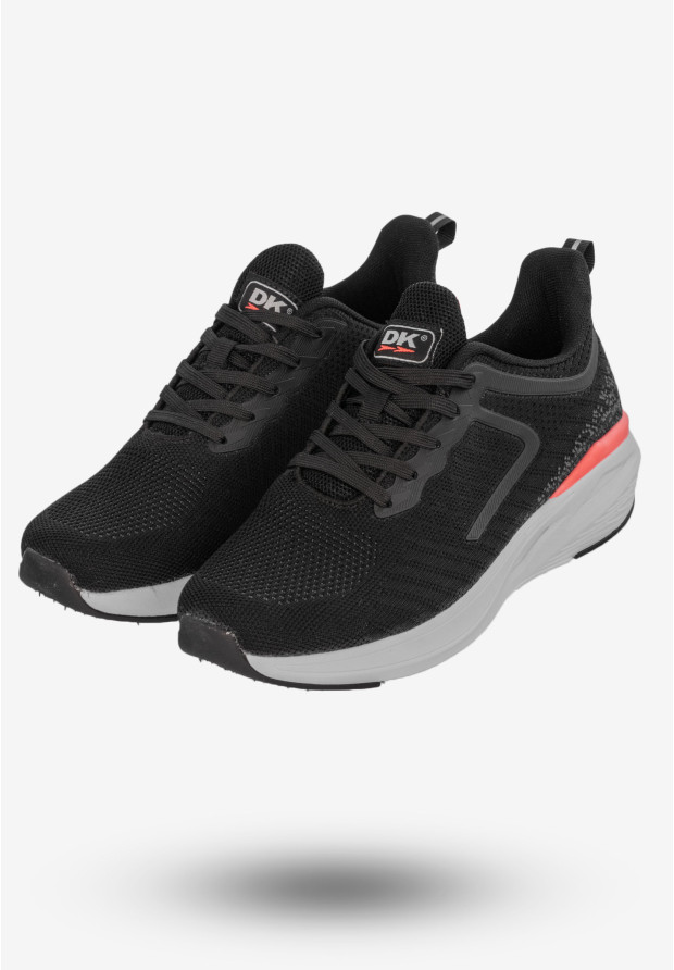 Sneakersy Damskie Buty Sportowe Treningowe Czarne DK VB25959