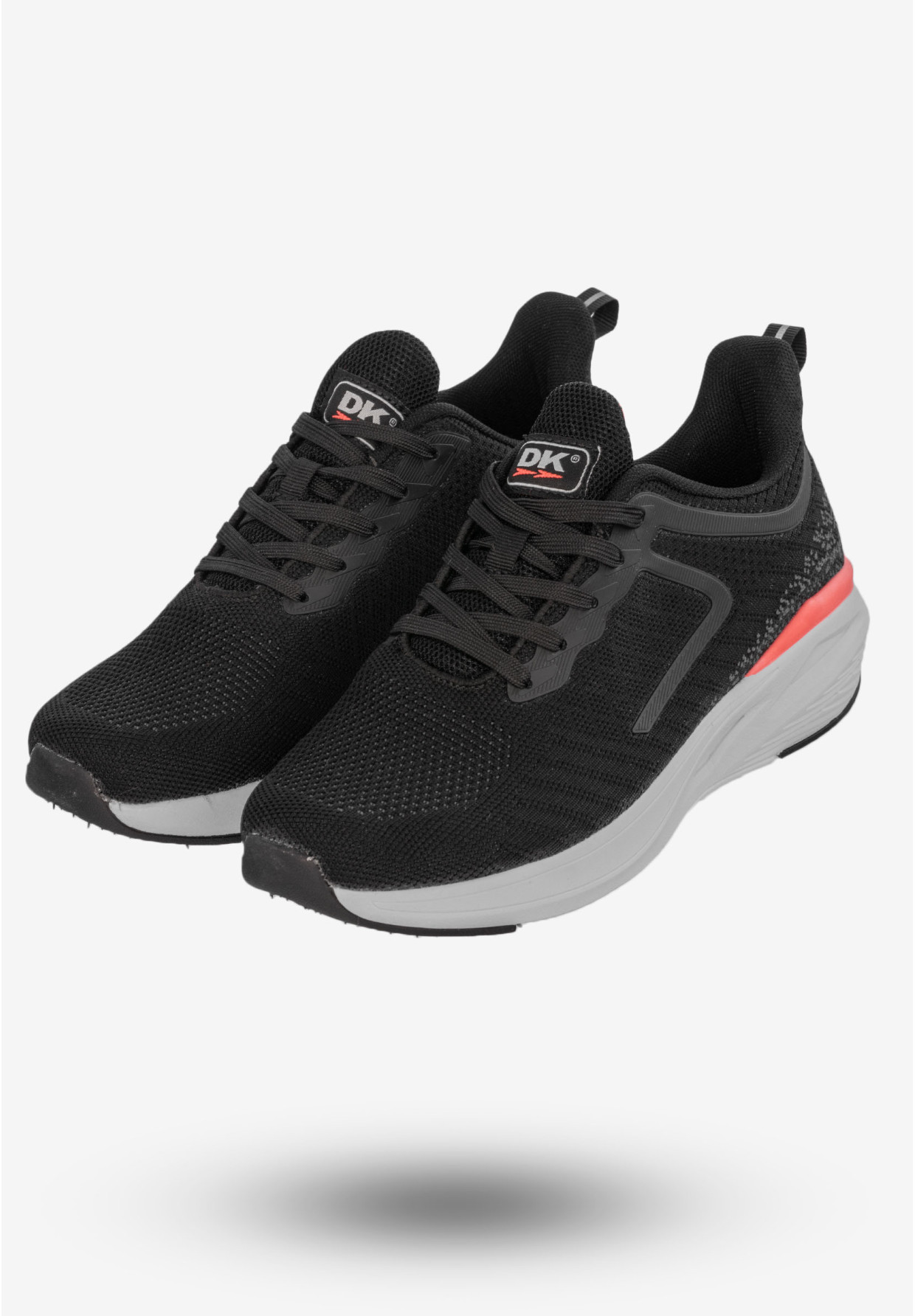 Sneakersy Damskie Buty Sportowe Treningowe Czarne DK VB25959
