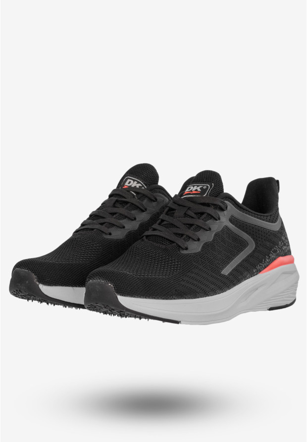 Sneakersy Damskie Buty Sportowe Treningowe Czarne DK VB25959