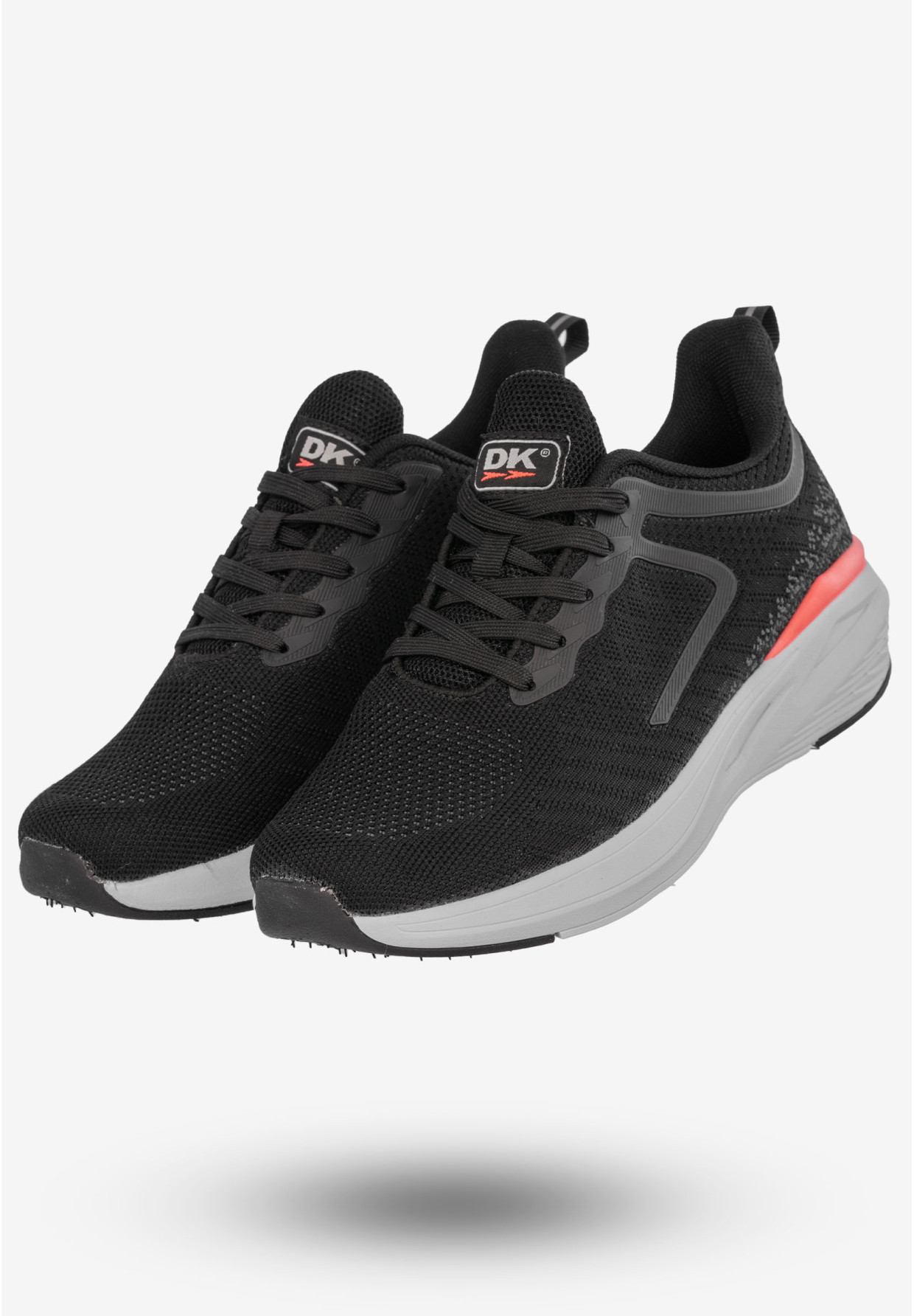Sneakersy Damskie Buty Sportowe Treningowe Czarne DK VB25959
