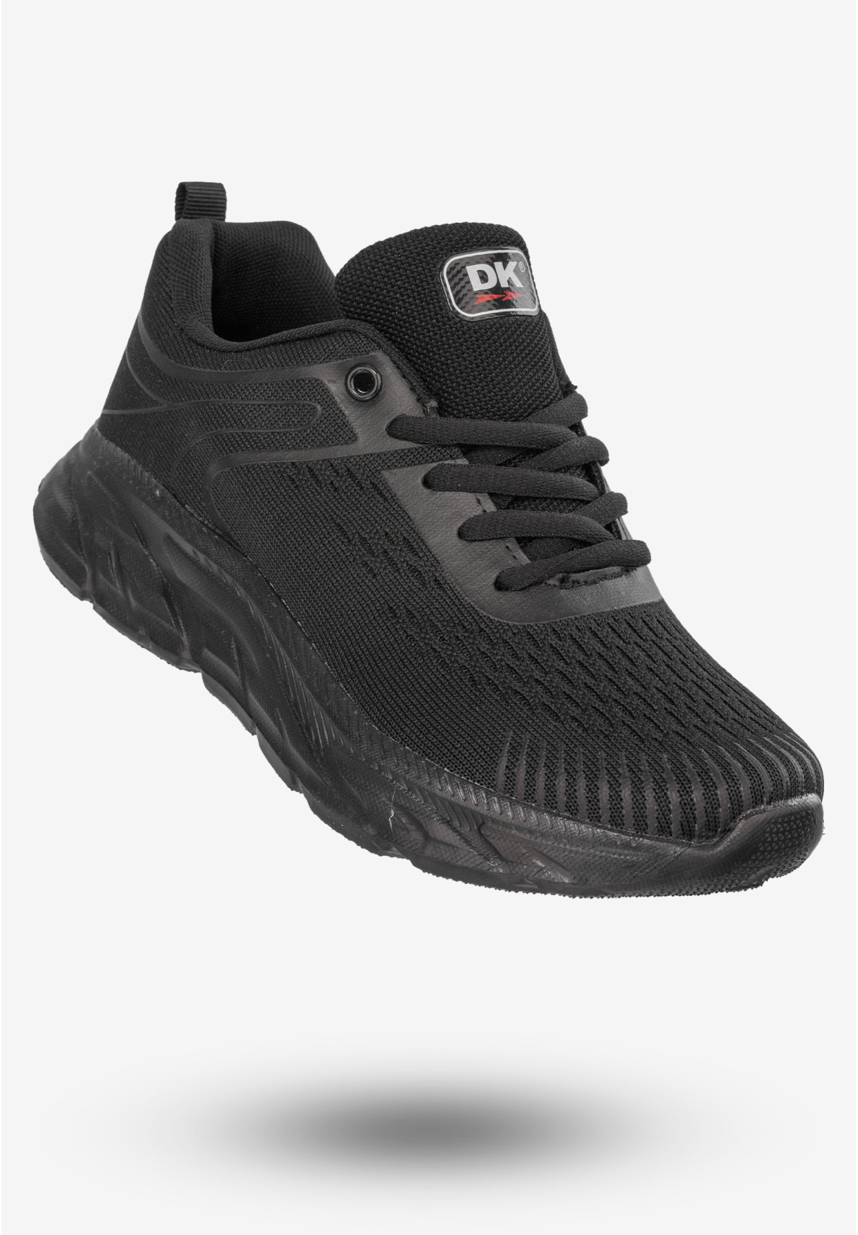 Sneakersy Damskie Buty Sportowe Do Biegania Czarne DK EV1112