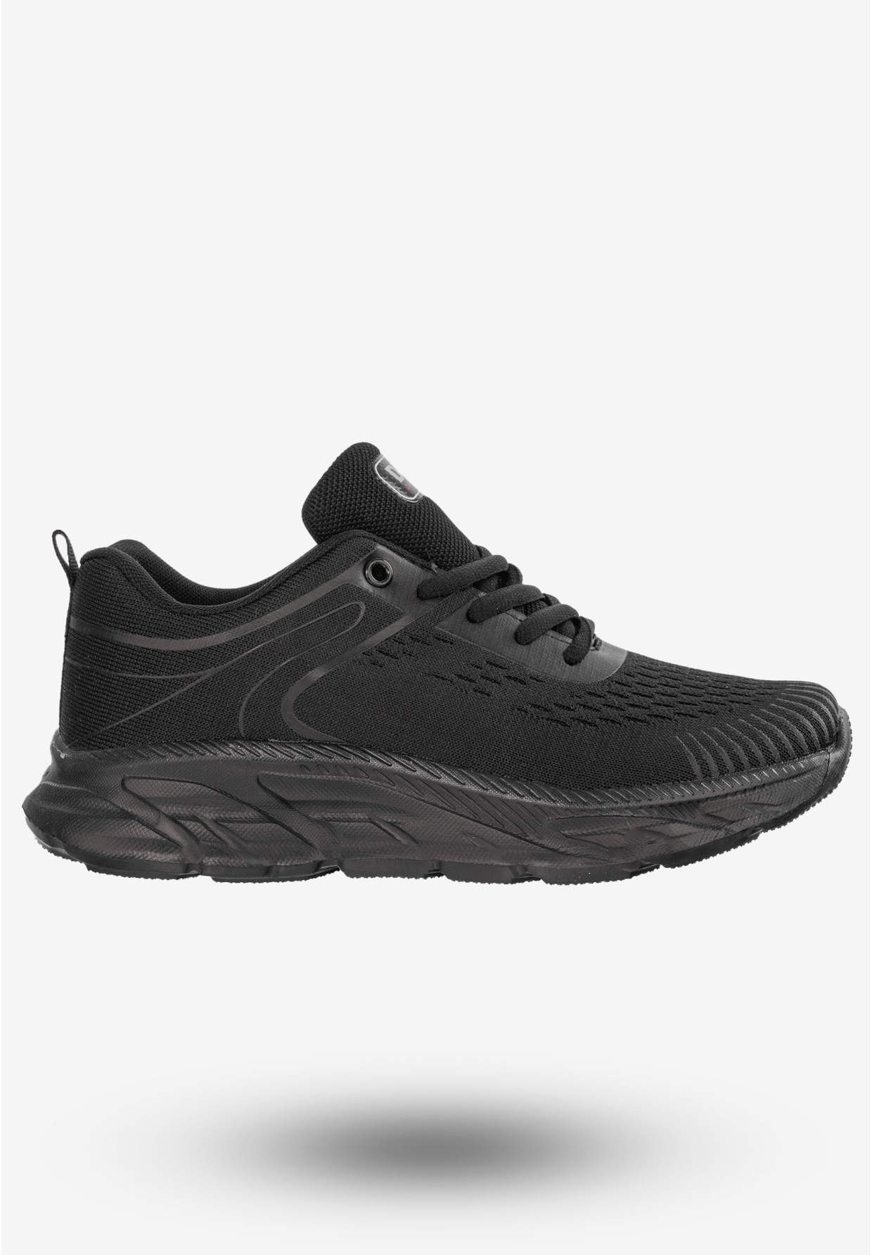 Sneakersy Damskie Buty Sportowe Do Biegania Czarne DK EV1112
