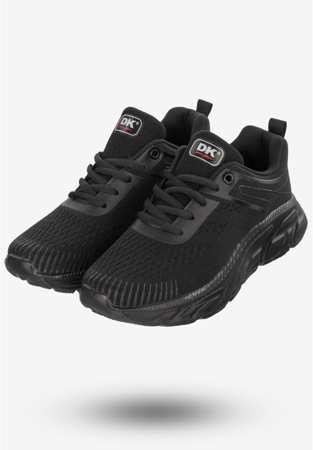 Sneakersy Damskie Buty Sportowe Do Biegania Czarne DK EV1112