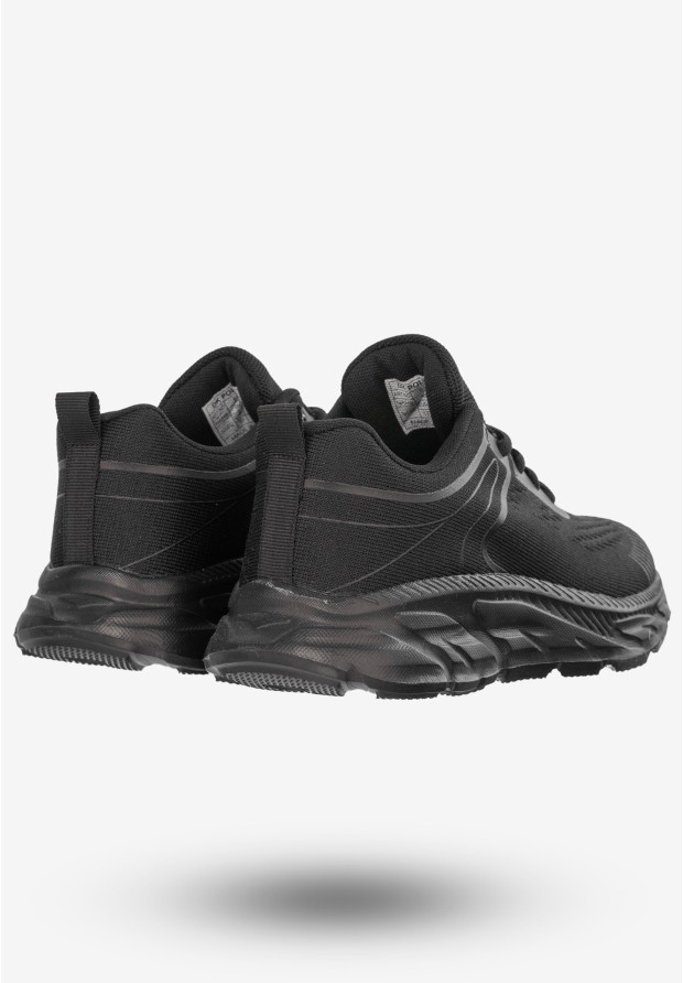 Sneakersy Damskie Buty Sportowe Do Biegania Czarne DK EV1112