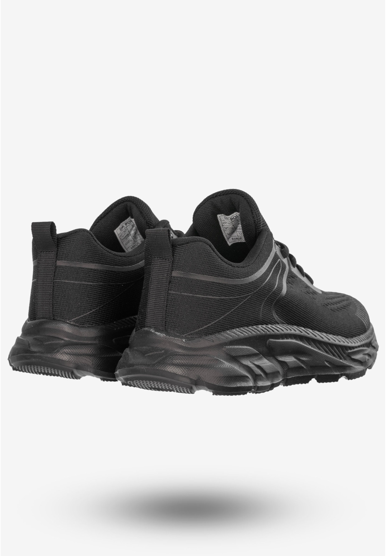 Sneakersy Damskie Buty Sportowe Do Biegania Czarne DK EV1112