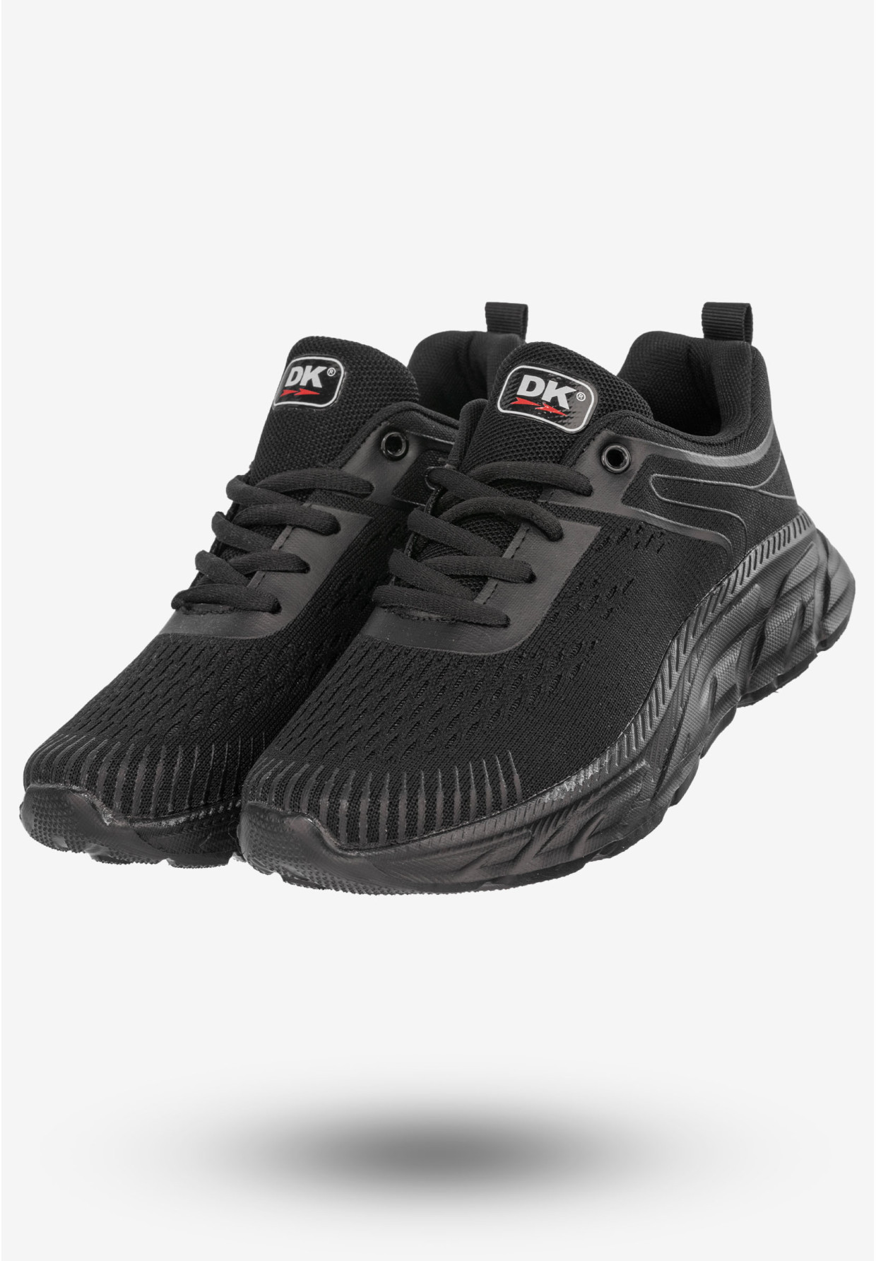 Sneakersy Damskie Buty Sportowe Do Biegania Czarne DK EV1112