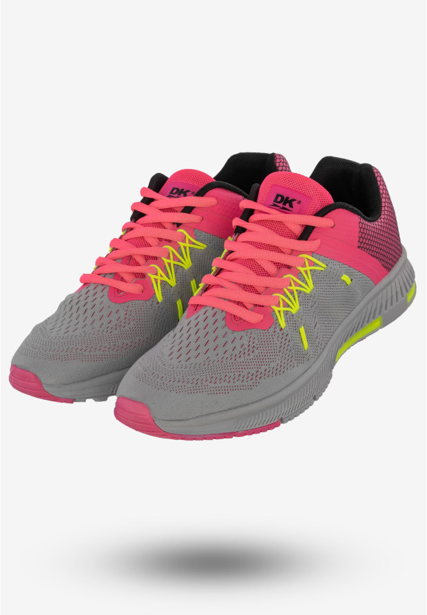Sneakersy Damskie Buty Sportowe Do Biegania Szare DK GT-14290