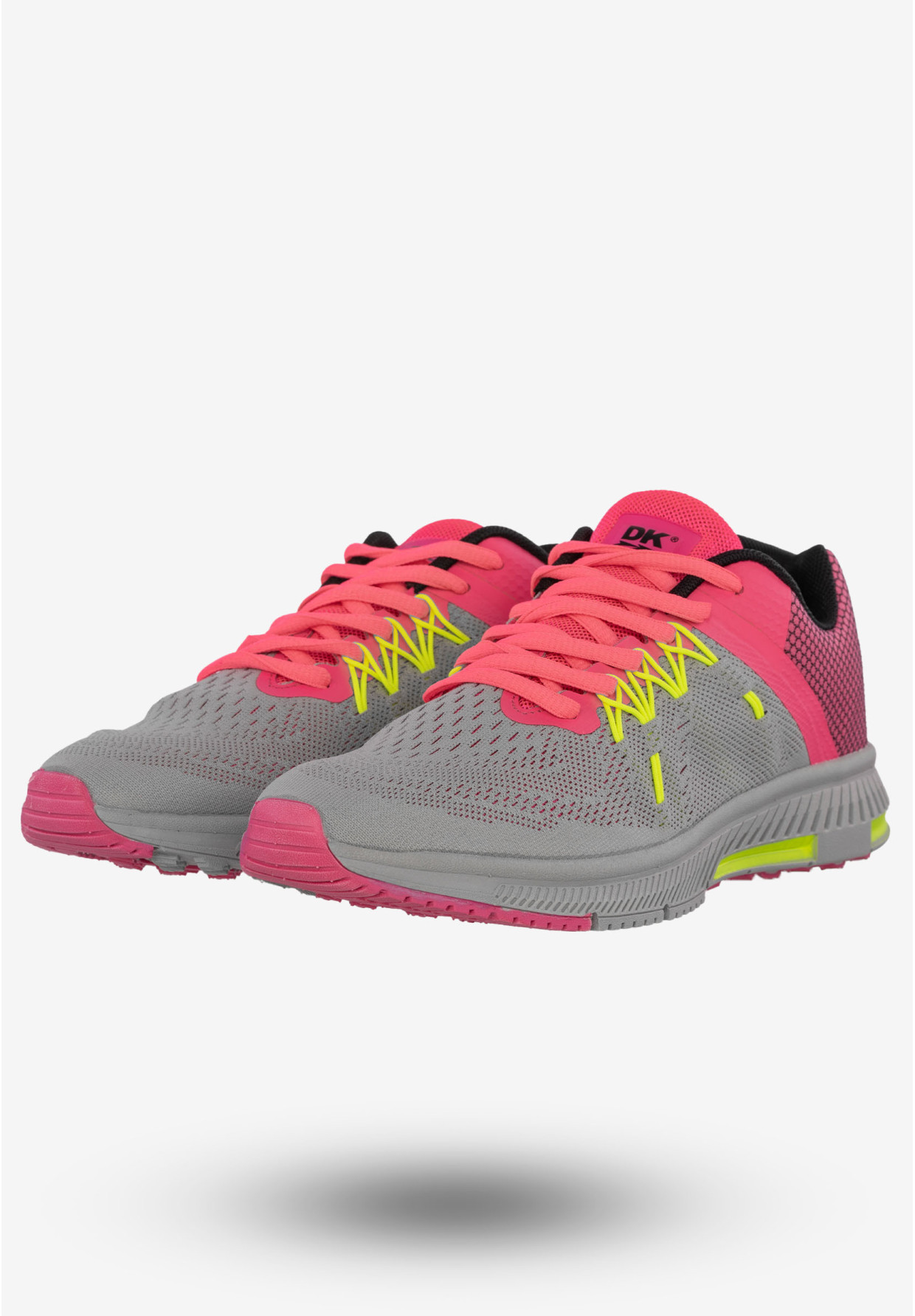 Sneakersy Damskie Buty Sportowe Do Biegania Szare DK GT-14290