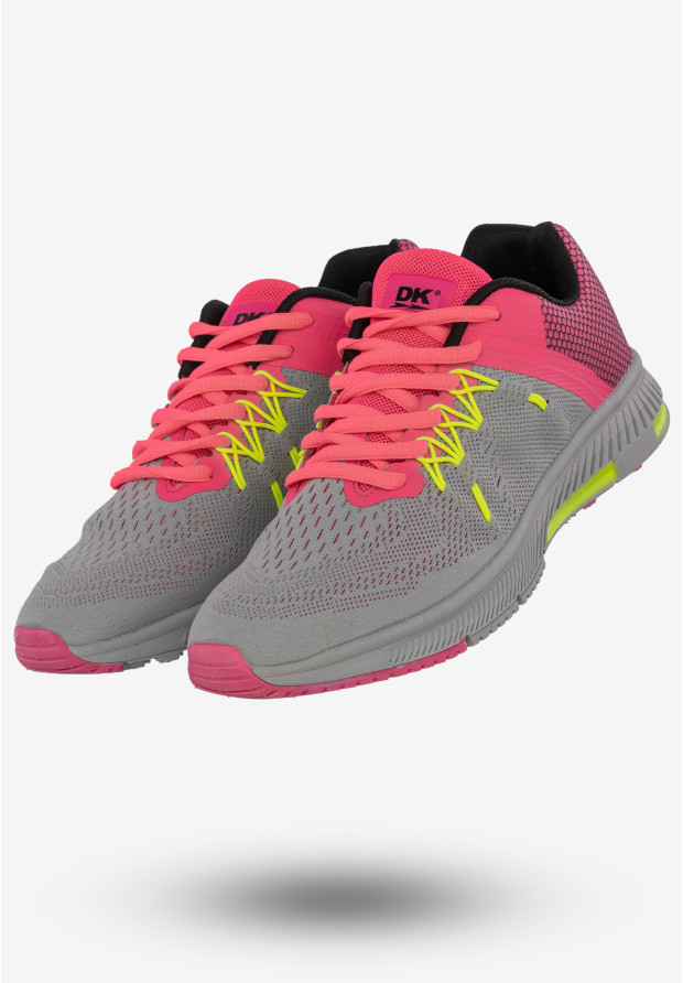 Sneakersy Damskie Buty Sportowe Do Biegania Szare DK GT-14290