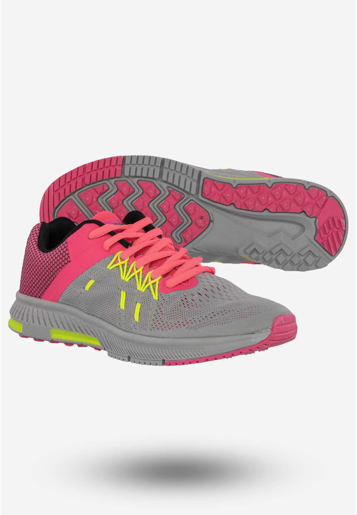 Sneakersy Damskie Buty Sportowe Do Biegania Szare DK GT-14290