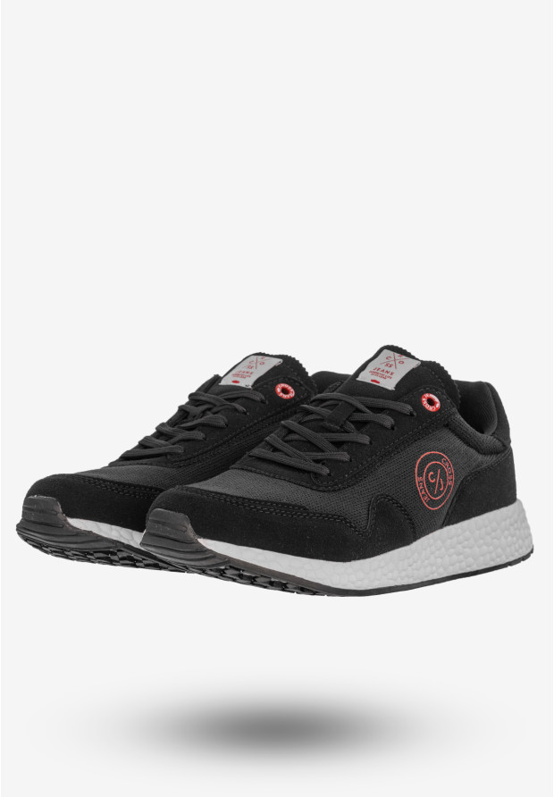 Sneakersy Męskie Buty Sportowe Wiosna Czarne Cross Jeans FF1R4010