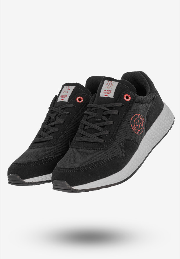 Sneakersy Męskie Buty Sportowe Wiosna Czarne Cross Jeans FF1R4010