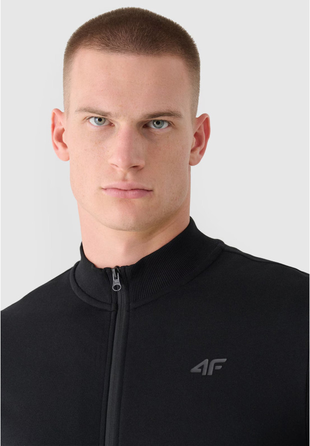 Bluza Męska 4F Sportowa Rozpinana Czarna 4FWMM00TSWSM1463