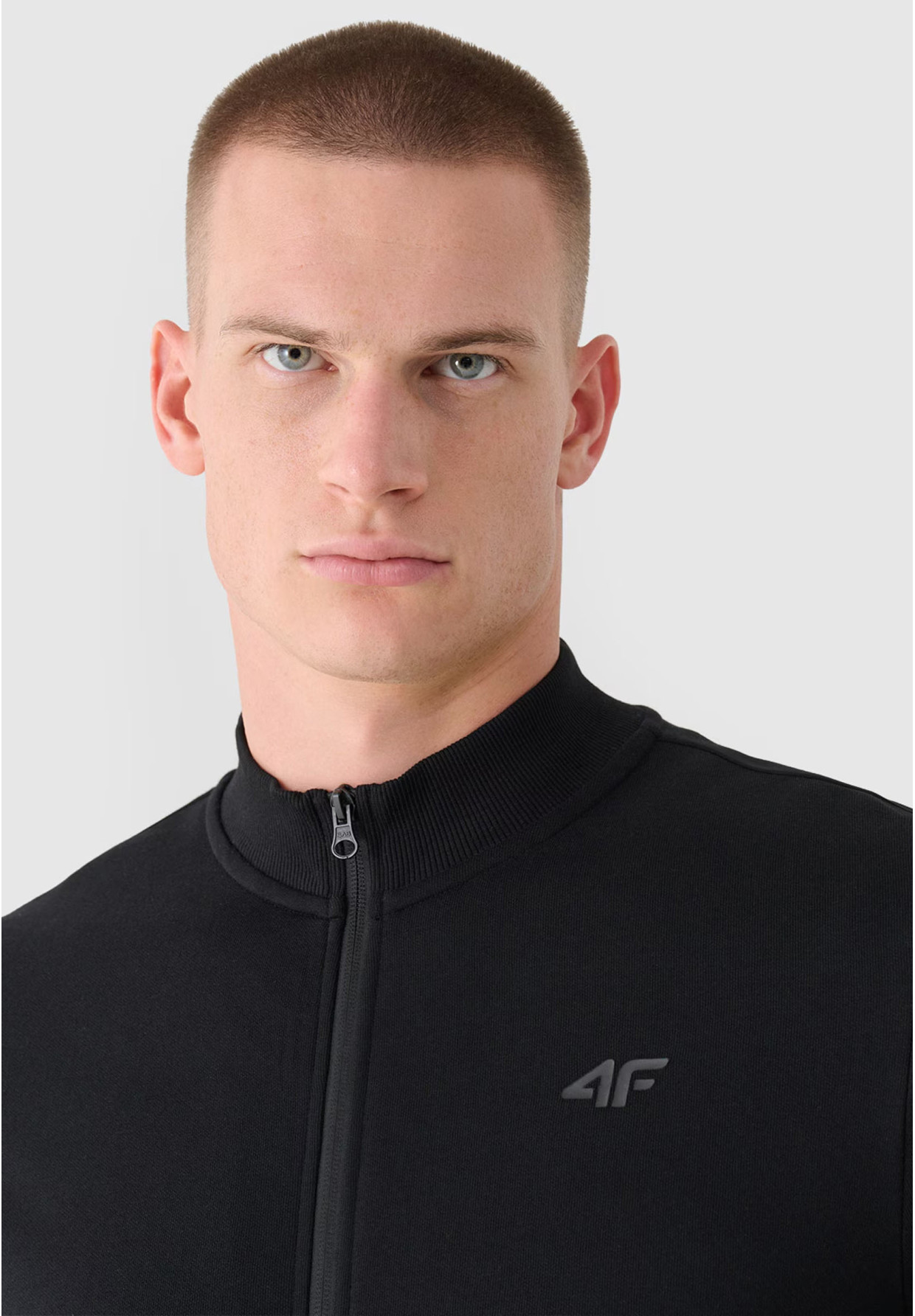 Bluza Męska 4F Sportowa Rozpinana Czarna 4FWMM00TSWSM1463