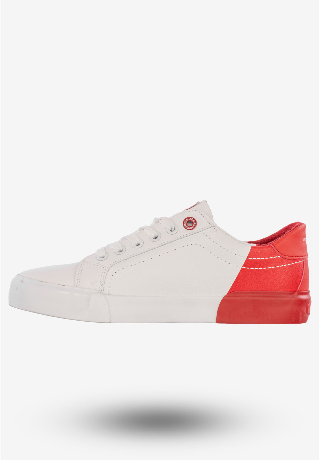 Tenisówki Damskie Trampki Buty Ekoskóra Cross Jeans Białe EE2R4016C