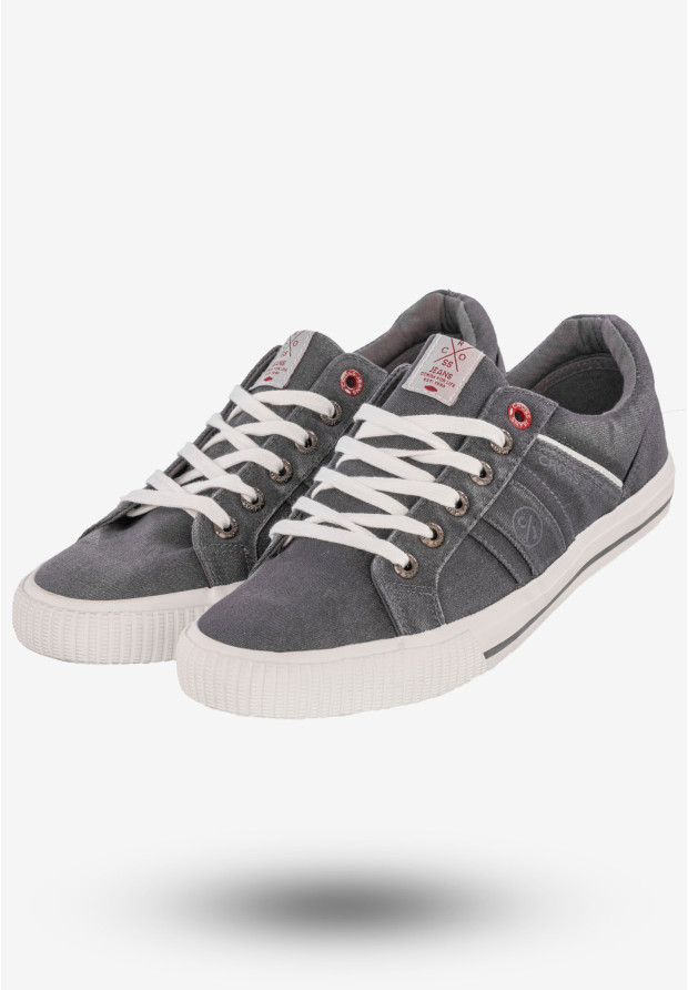 Tenisówki Męskie Trampki Buty Cross Jeans Szary Jeans FF1R4053C