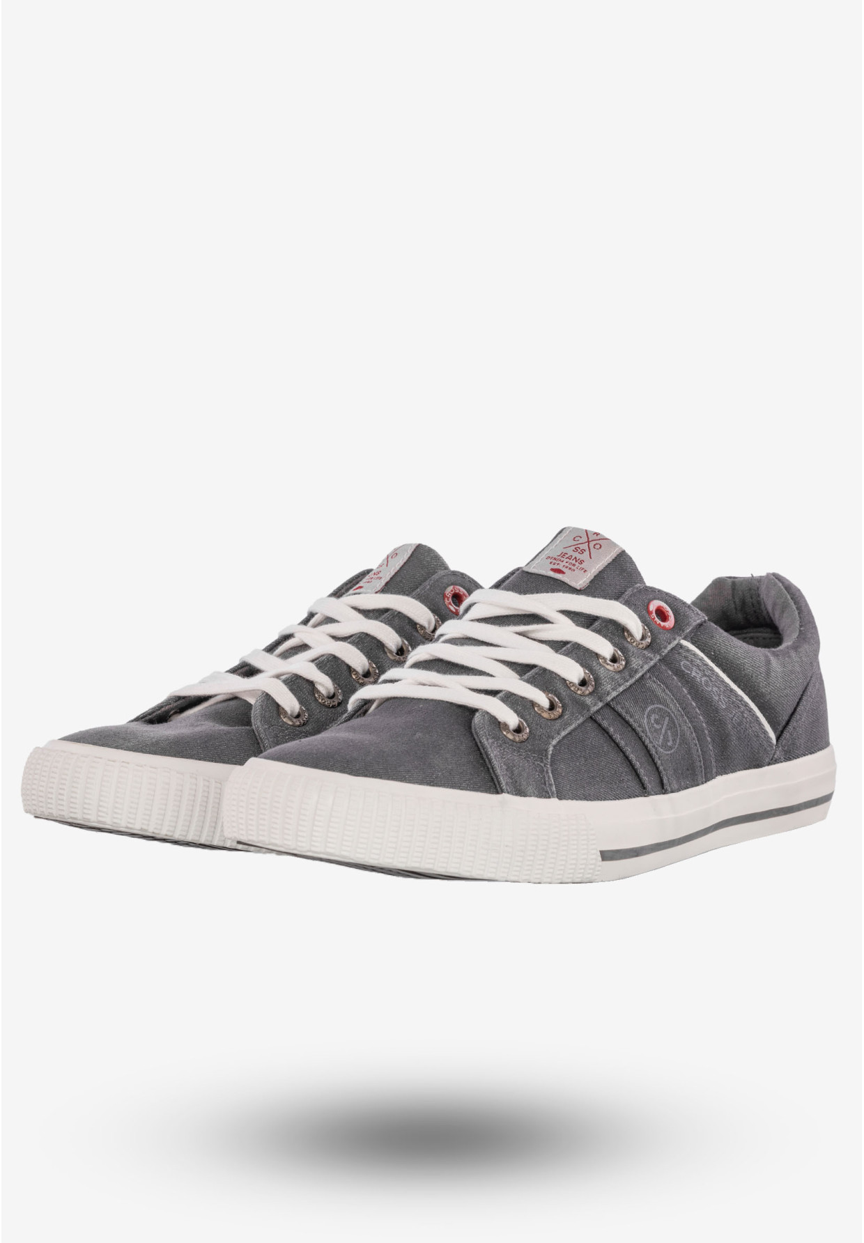 Tenisówki Męskie Trampki Buty Cross Jeans Szary Jeans FF1R4053C