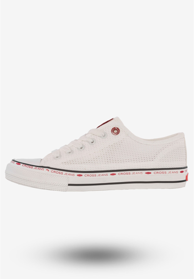 Trampki Damskie Tenisówki Buty Cross Jeans Białe FF2R4016C
