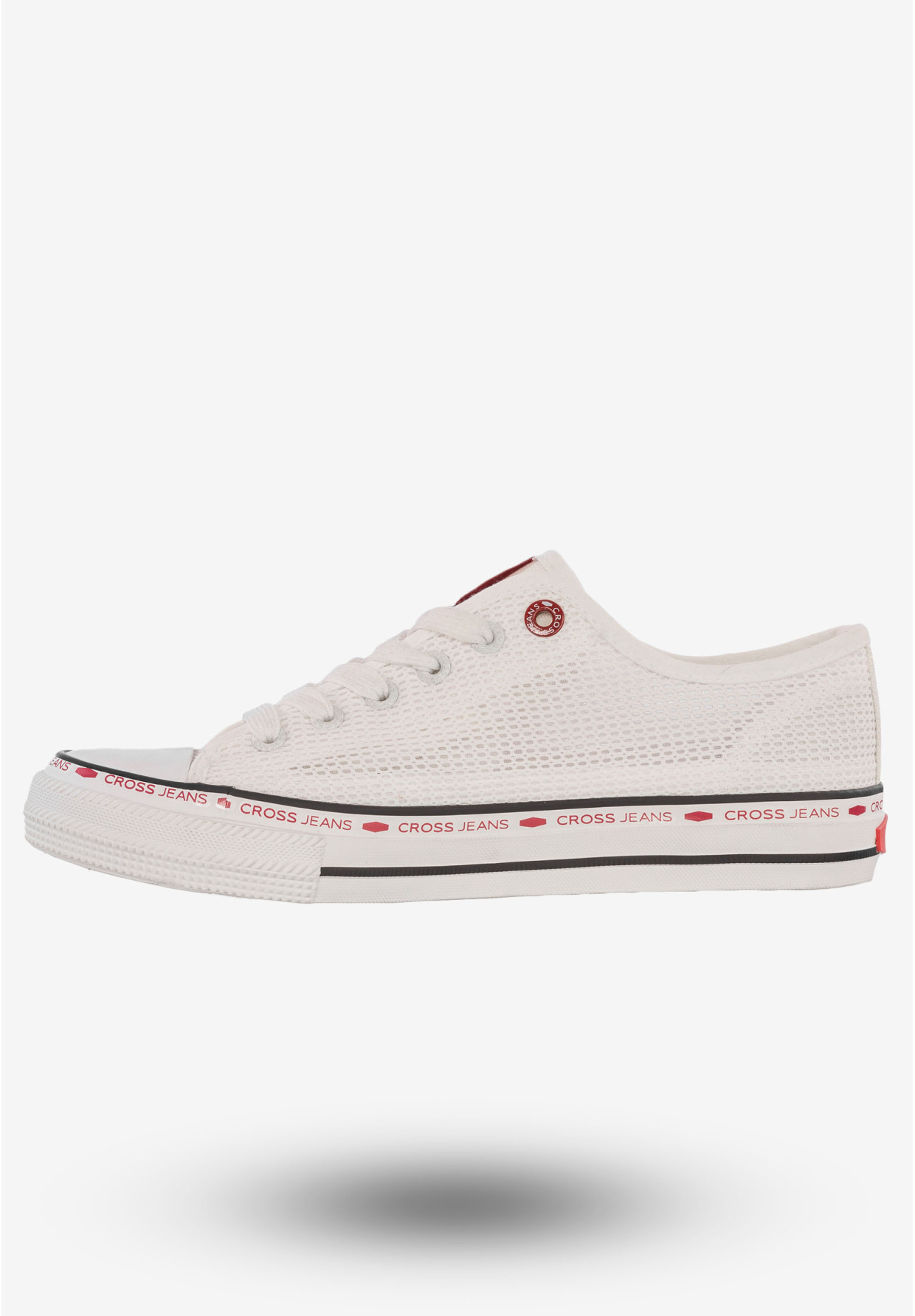 Trampki Damskie Tenisówki Buty Cross Jeans Białe FF2R4016C