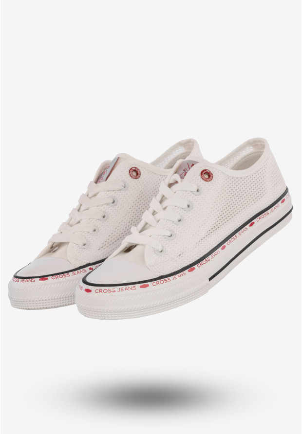 Trampki Damskie Tenisówki Buty Cross Jeans Białe FF2R4016C