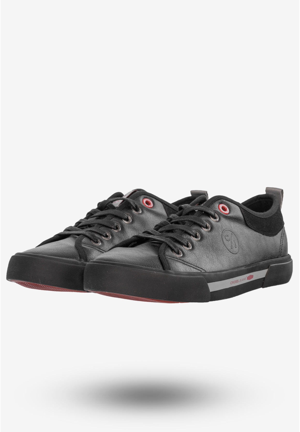 Trampki Męskie Tenisówki Buty Cross Jeans Czarne II1R4006C
