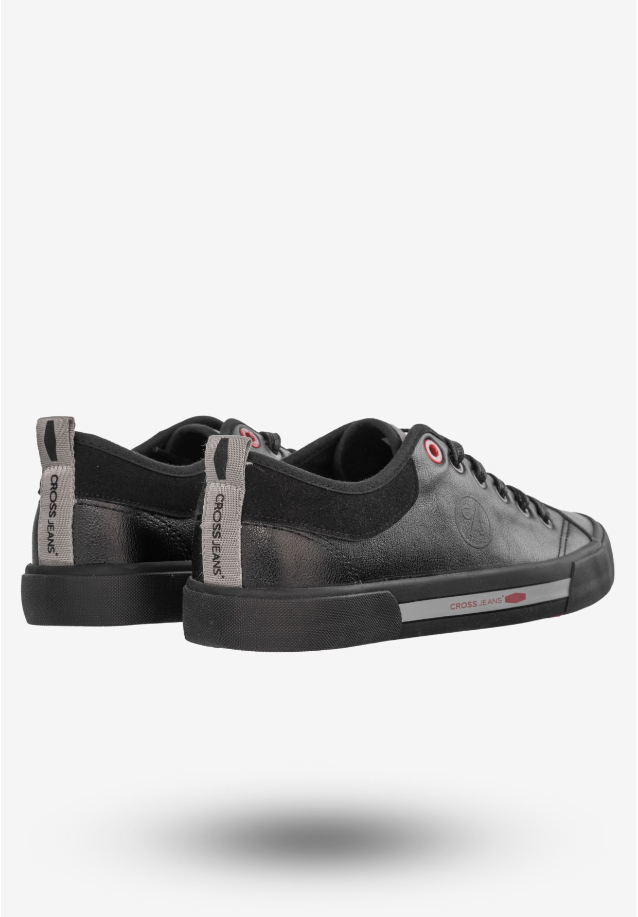 Trampki Męskie Tenisówki Buty Cross Jeans Czarne II1R4006C